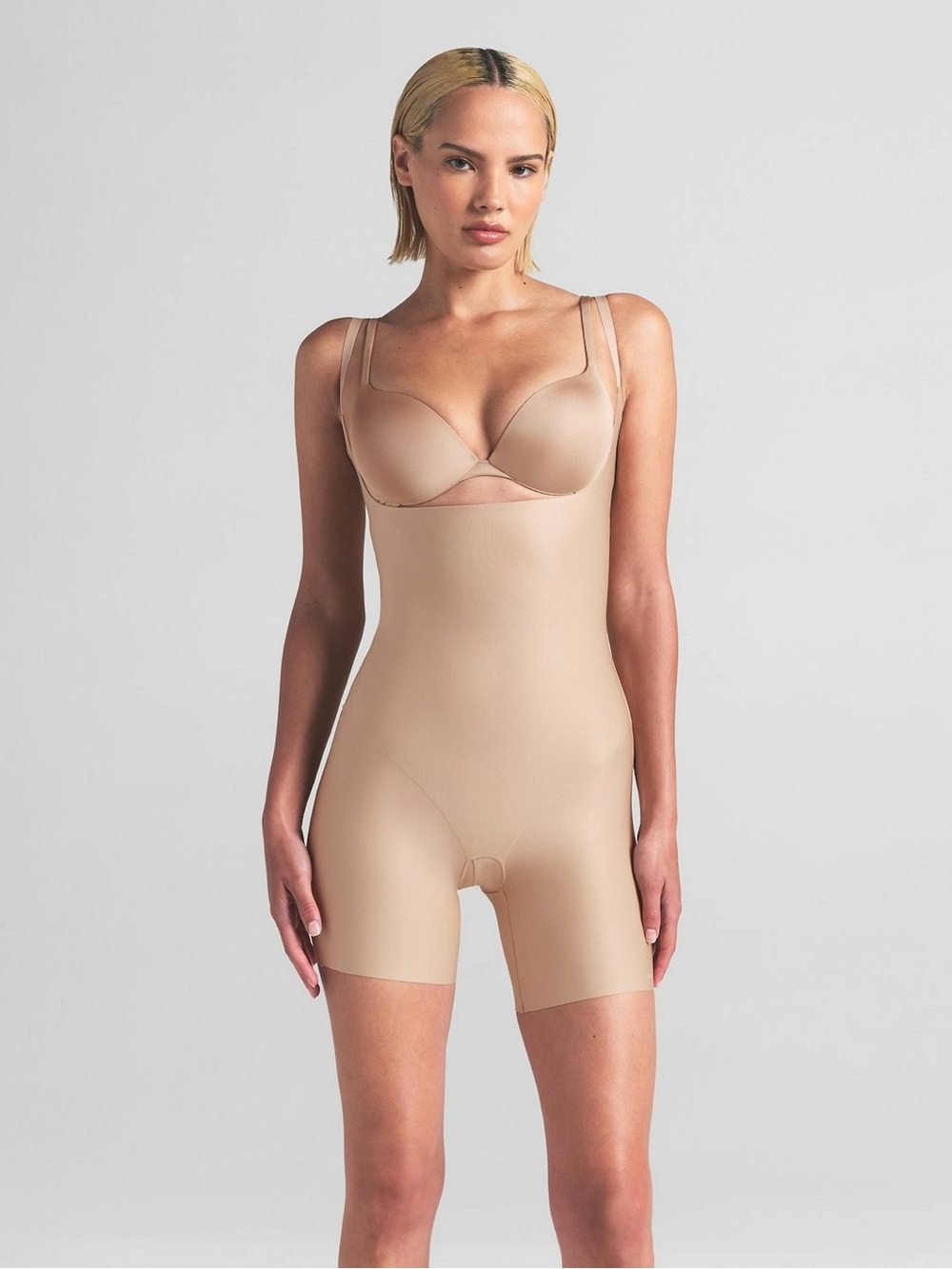 Nude Shaping Bodysuit with Adjustable Straps - Women Intimates - Picture 1 of 9
